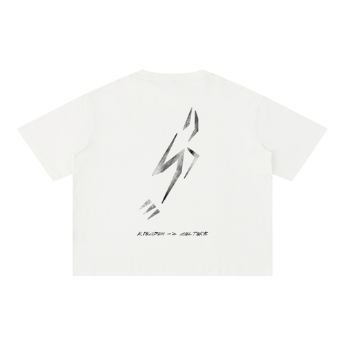Mineral Wash Boxy Cotton T-Shirt