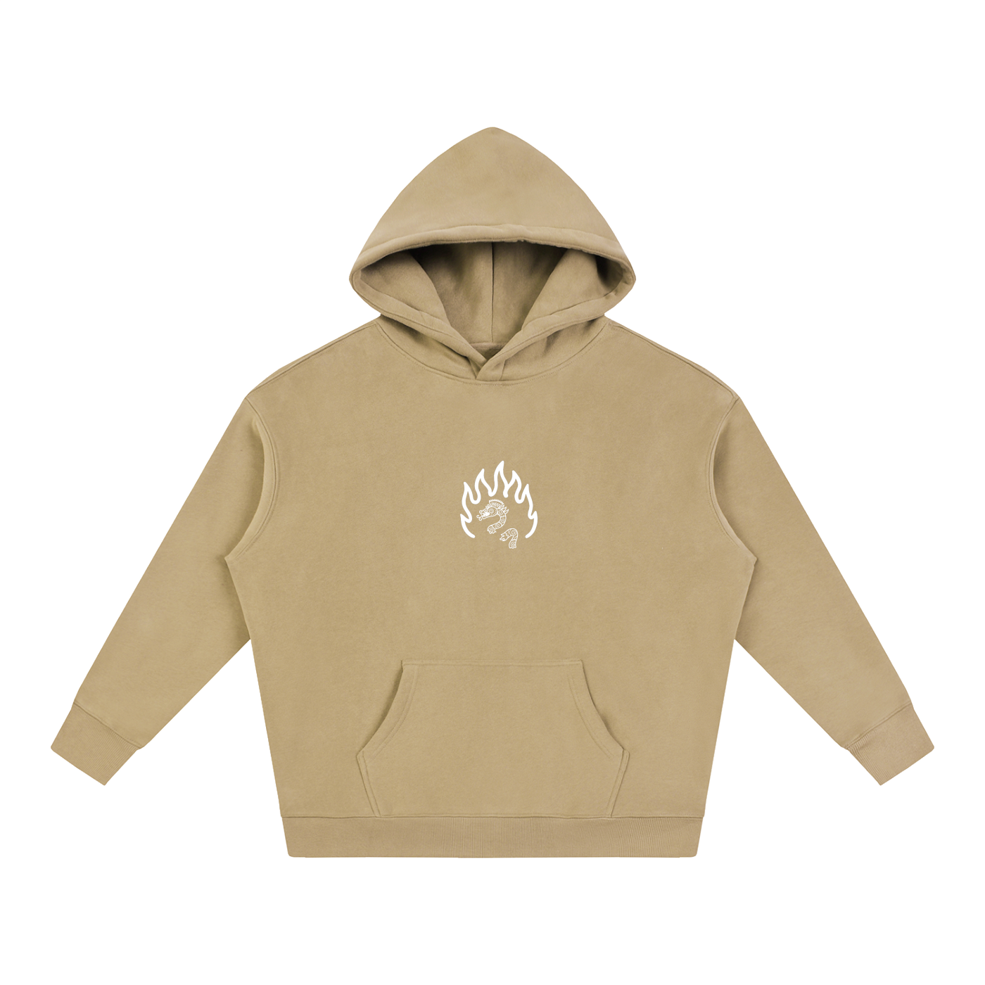 ‘Poloa’ Oversize Fleeced Hoodie