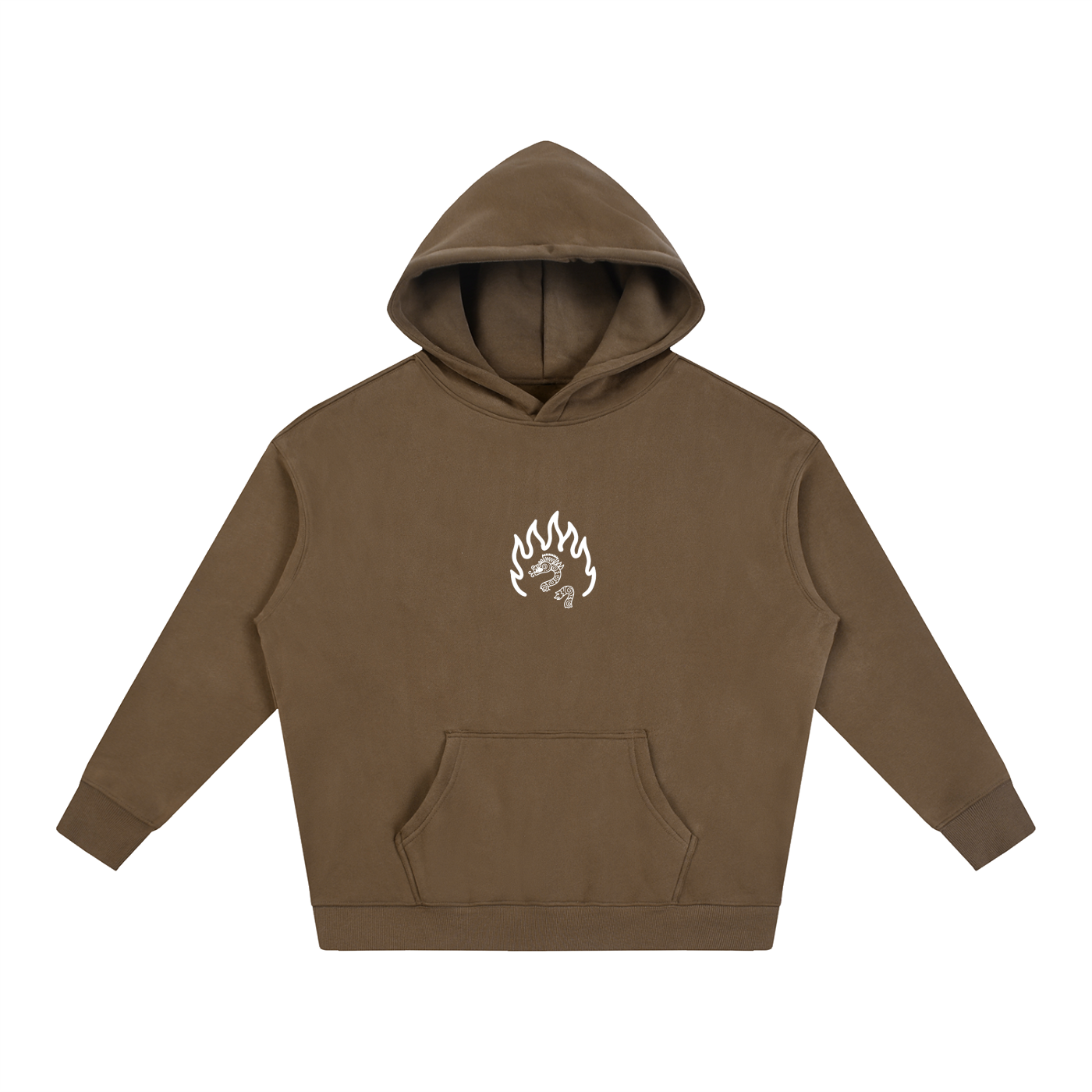 ‘Poloa’ Oversize Fleeced Hoodie