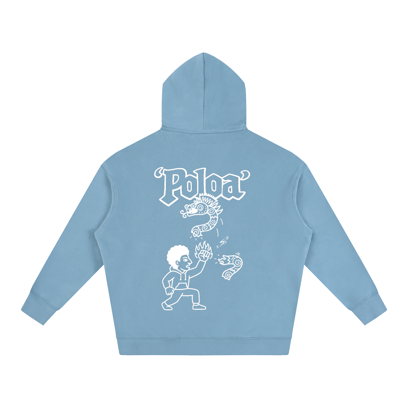 ‘Poloa’ Oversize Fleeced Hoodie
