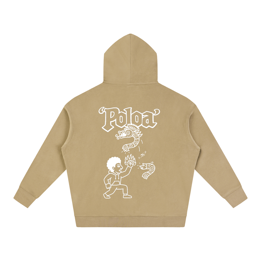 ‘Poloa’ Oversize Fleeced Hoodie