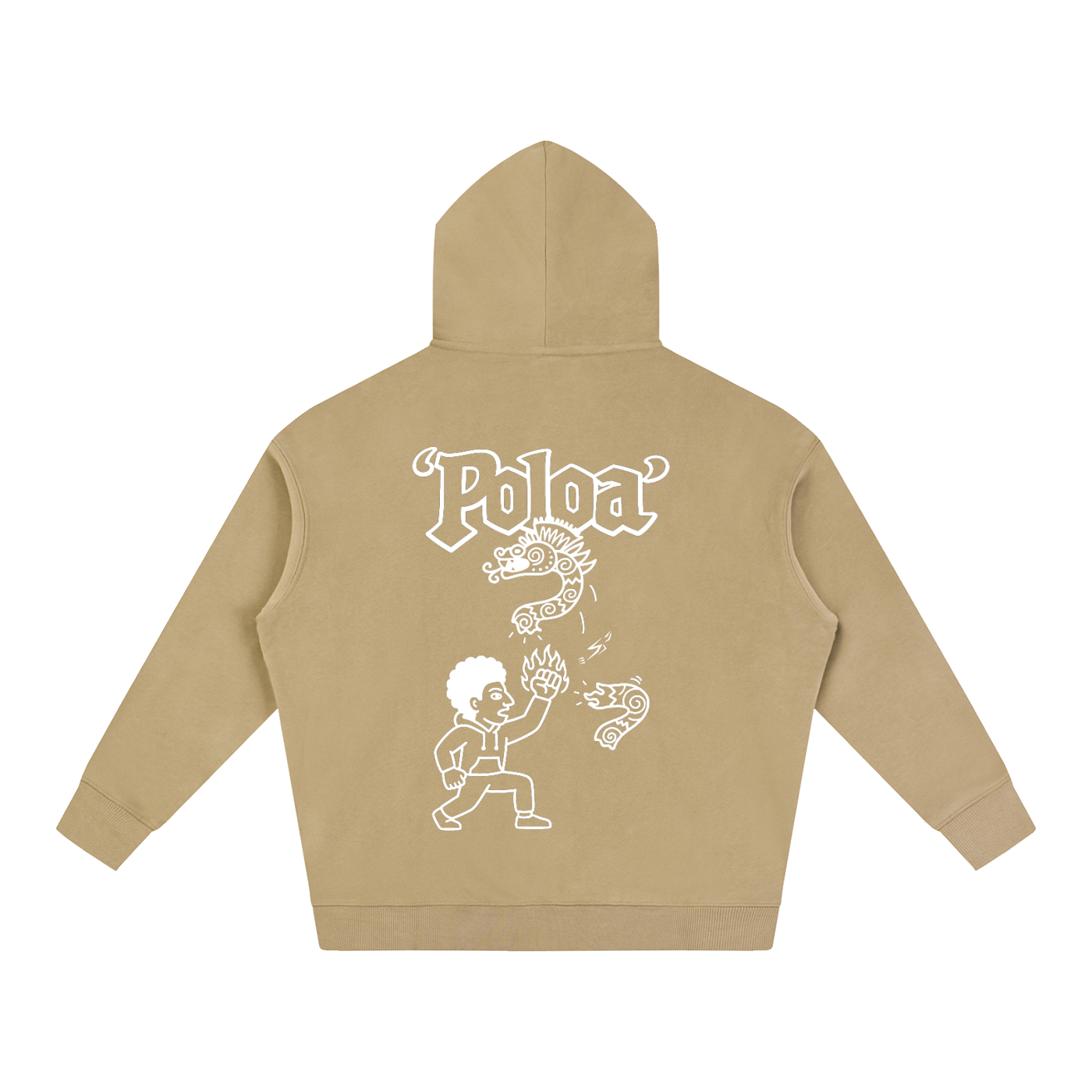 ‘Poloa’ Oversize Fleeced Hoodie